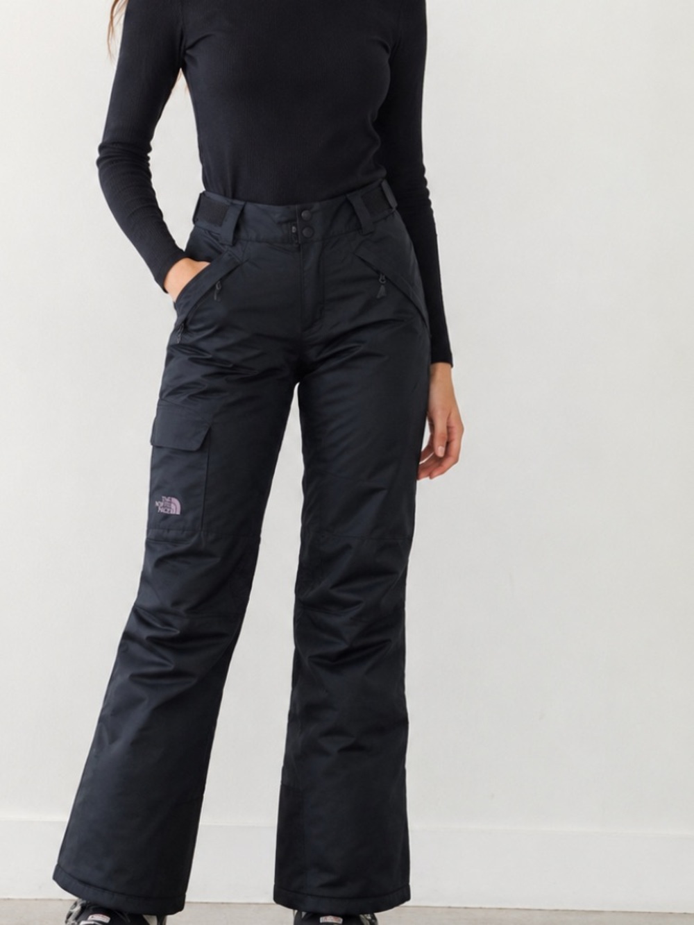 The North Face Women's Black Boot-Cut Snow Pants